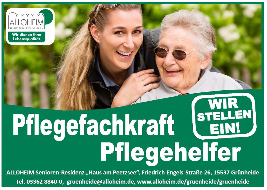 Bünd­nis­partner Alloheim sucht Personal