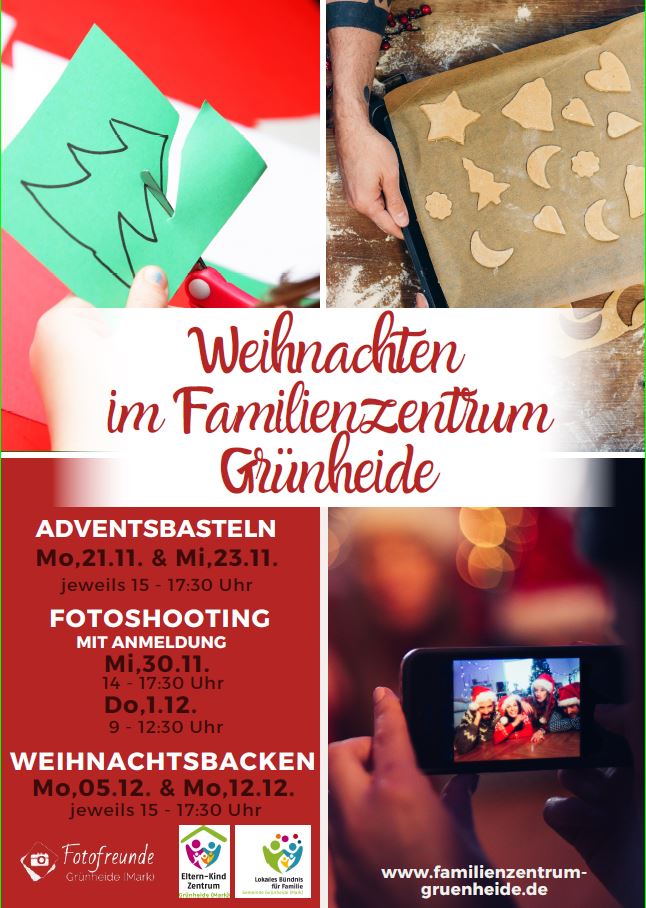 Weih­nachts­pro­gramm im Familien­zentrum