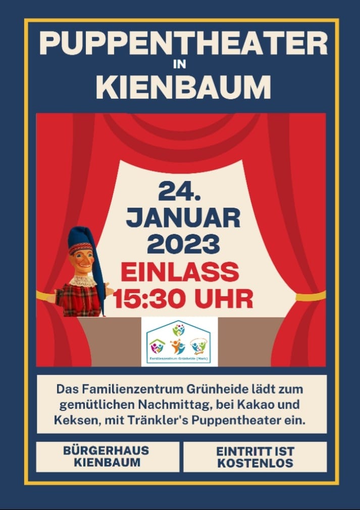 Plakat Puppentheater Kienbaum
