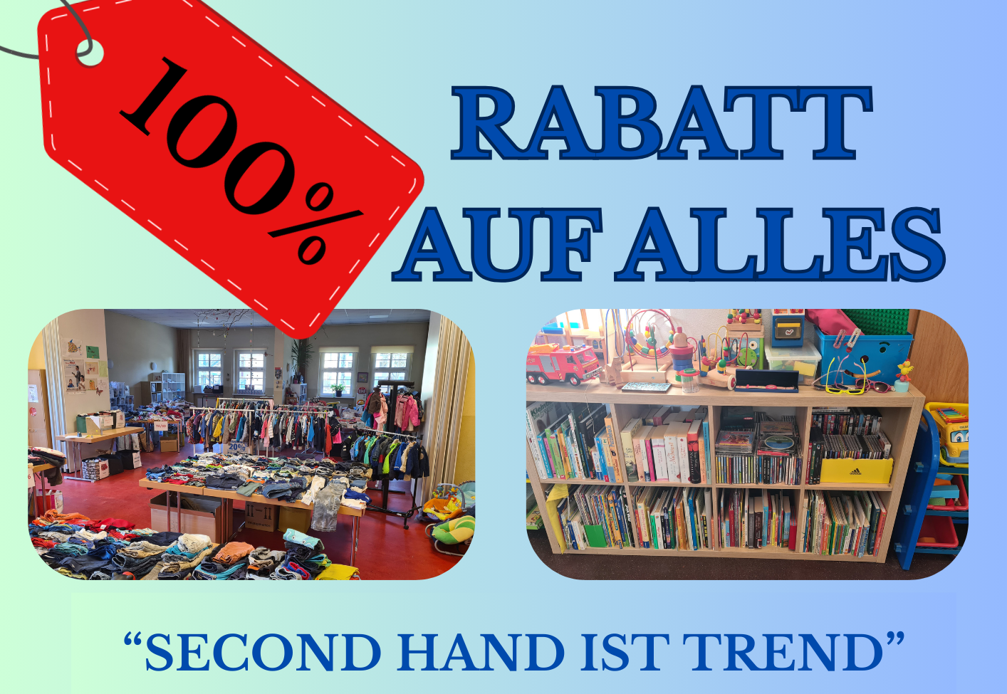 Tag der offenen Tauschbörse - 100% Rabatt auf alle Artikel